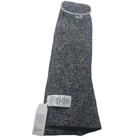 Time And Tru Women's Knit Scarf Gray One Size New With Tags - Picture 1 of 8